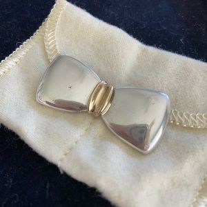 James Avery sterling silver bow brooch